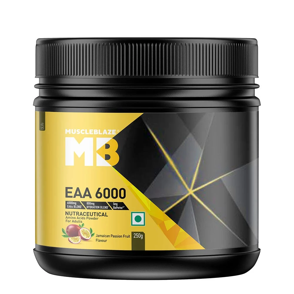 MuscleBlaze EAA 6000, 25 Servings, 250 g (0.55 lb)
